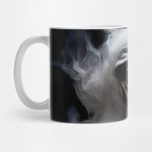 Halloween Ghost 6: Sinister Ghost Laughing on a Dark Background Mug